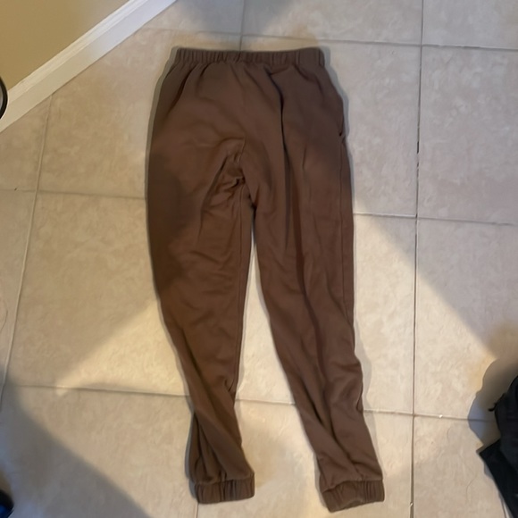 John Galt Brown Sweatpants - Picture 3 of 4